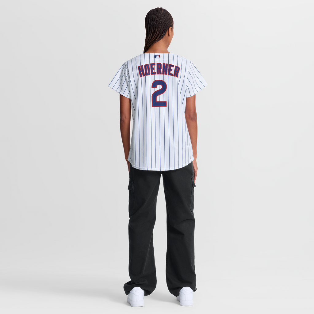 Nico Hoerner Chicago Cubs Women's Home Replica Jersey - White