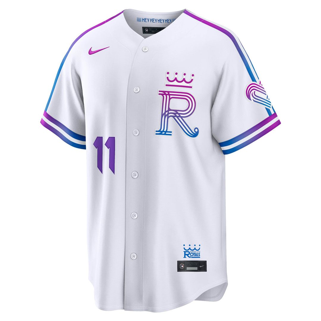 Maikel Garcia Kansas City Royals 2026 City Connect Stadium Jersey - White