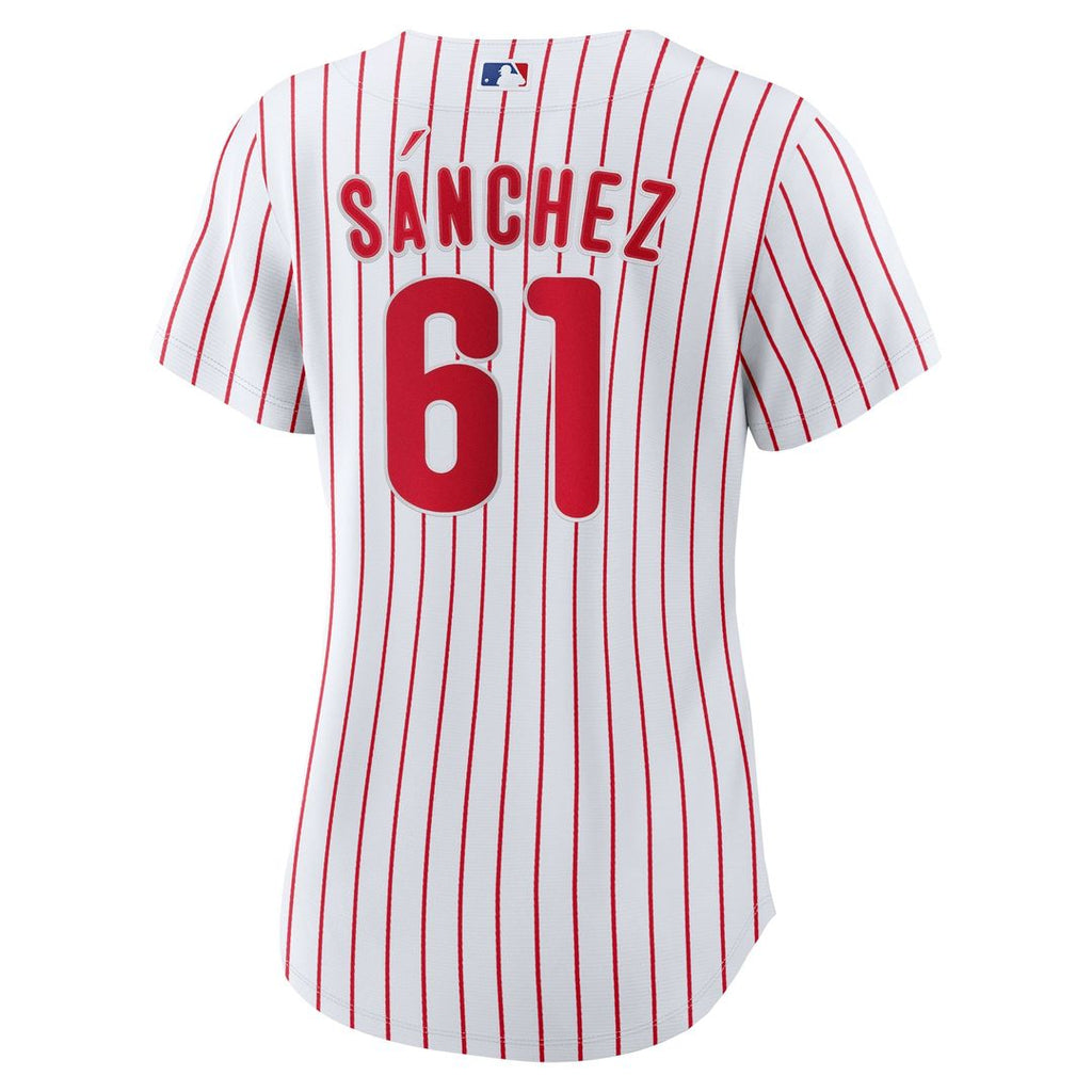 Cristopher Sanchez Philadelphia Phillies Women's Home Replica Jersey - White