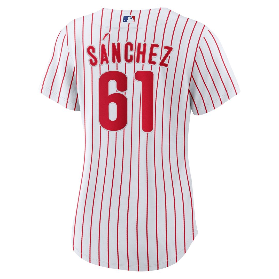 Cristopher Sanchez Philadelphia Phillies Women's Home Replica Jersey - White