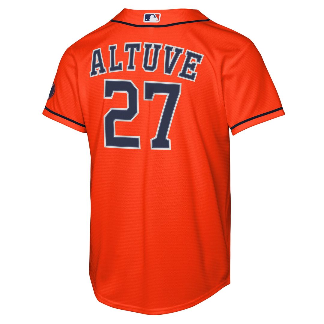 Jose Altuve Houston Astros Youth Alternate Stadium Jersey - Orange