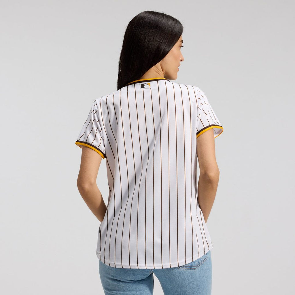 San Diego Padres Women's Home Replica Team Jersey - White