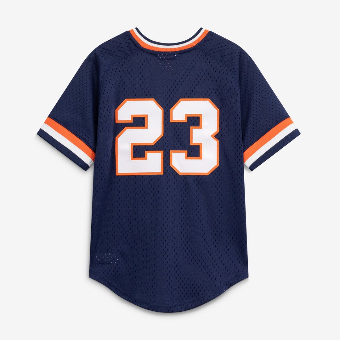 Kirk Gibson Detroit Tigers Youth Cooperstown Collection Mesh Batting Practice Jersey - Navy
