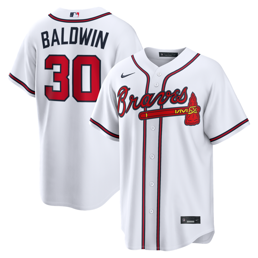 Drake Baldwin Atlanta Braves Home Replica Jersey - White