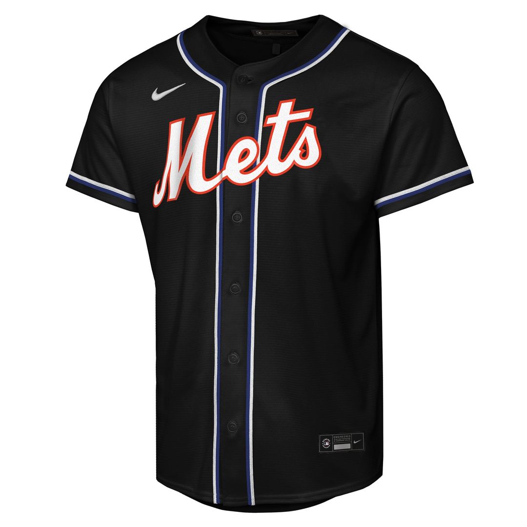 Juan Soto New York Mets Youth Fashion Replica Player Jersey - Black