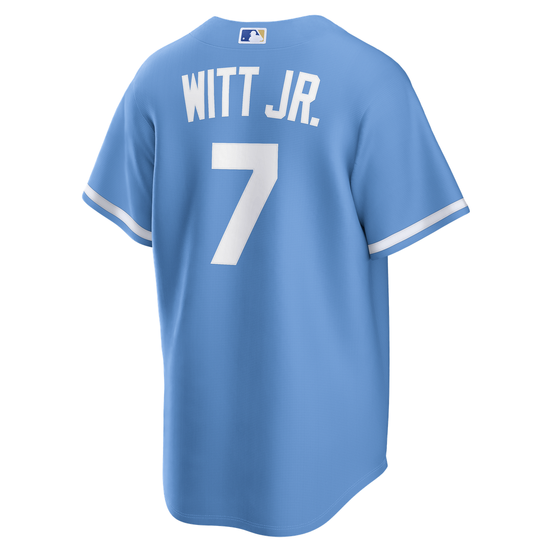 Bobby Witt Jr. Kansas City Royals Alternate Replica Jersey - Light Blue