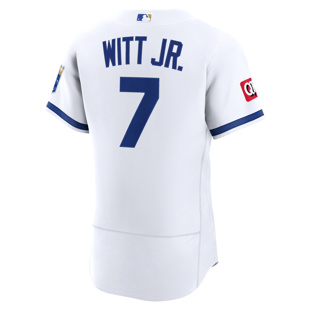 Bobby Witt Jr. Kansas City Royals Alternate Authentic Sponsor Patch Jersey - Light Blue