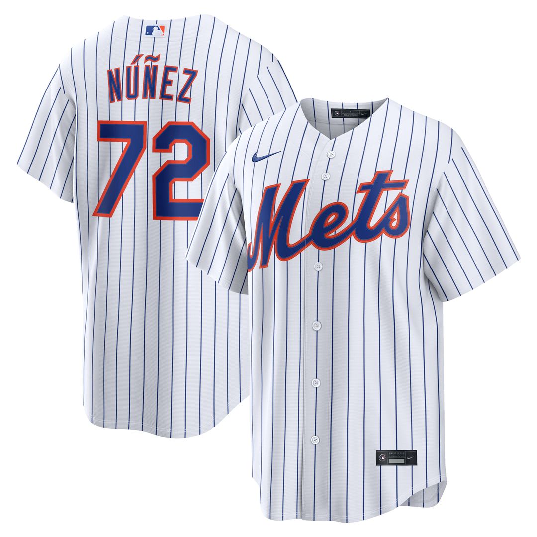 Dedniel Núñez New York Mets Home Replica Jersey - White