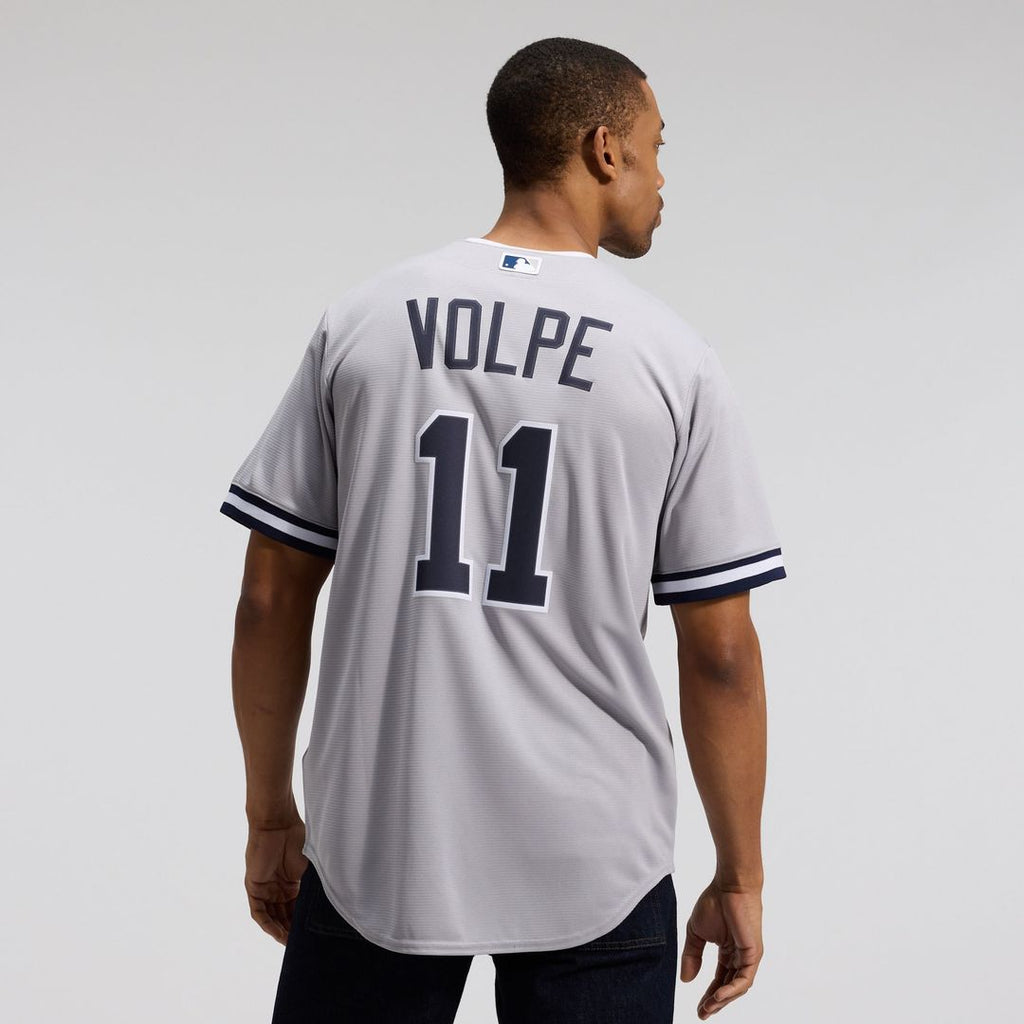 Anthony Volpe New York Yankees Road Replica Jersey - Gray