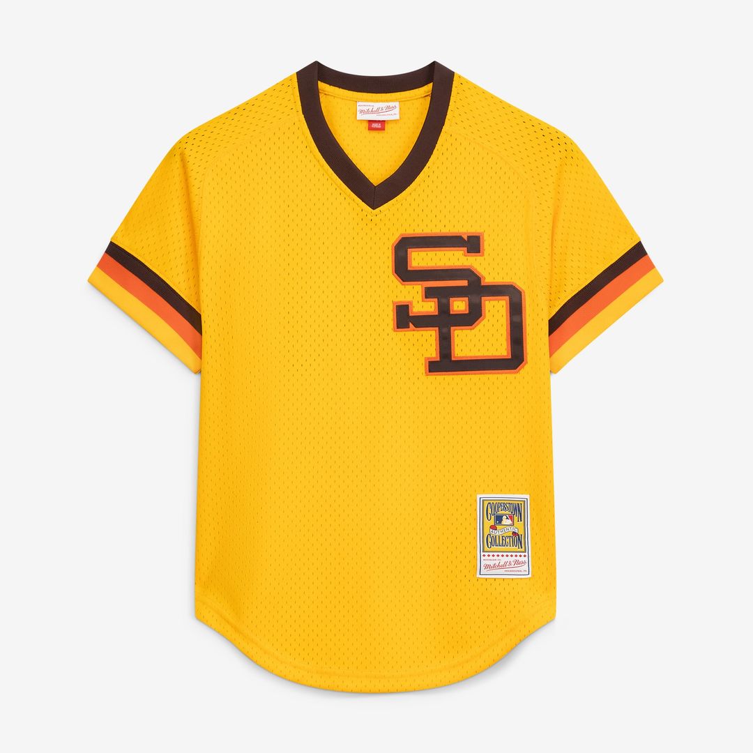 Dave Winfield San Diego Padres Authentic Batting Practice Jersey - Gold