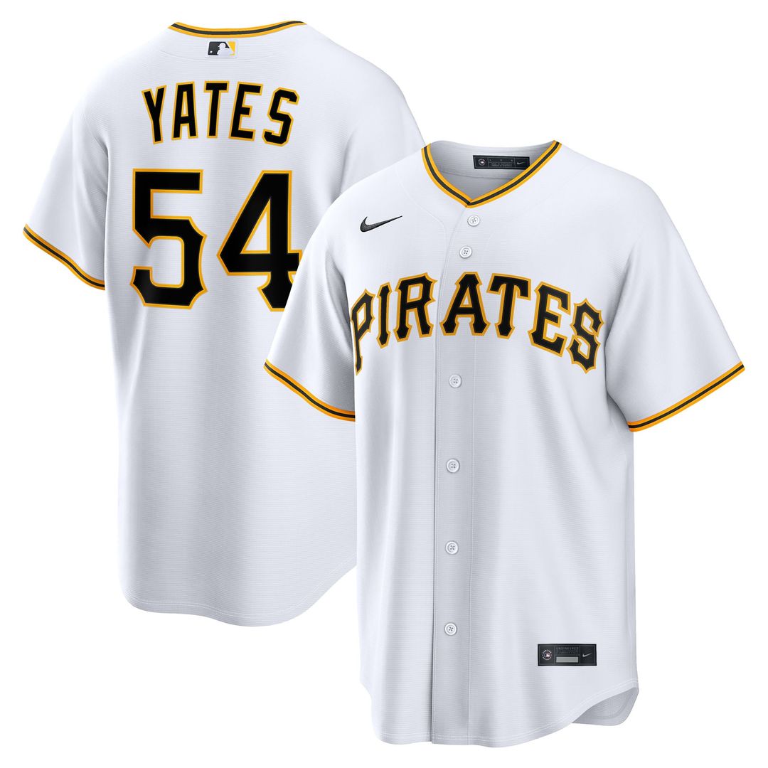 Kirby Yates Pittsburgh Pirates Home Replica Jersey - White