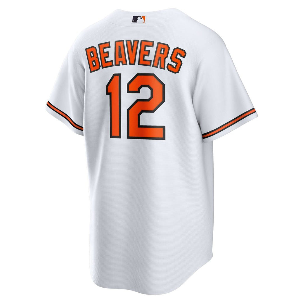Dylan Beavers Baltimore Orioles Home Replica Jersey - White
