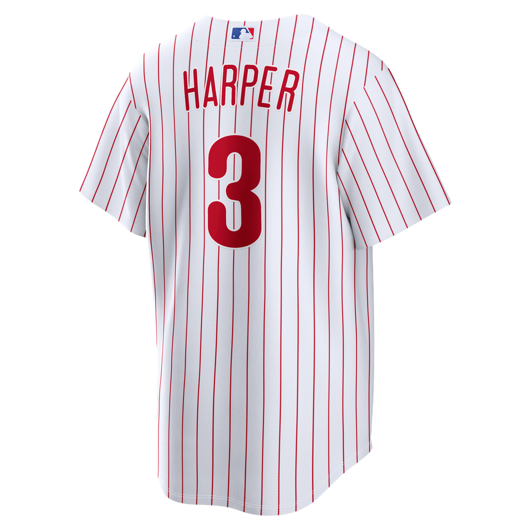 Bryce Harper Philadelphia Phillies Home Replica Jersey - White