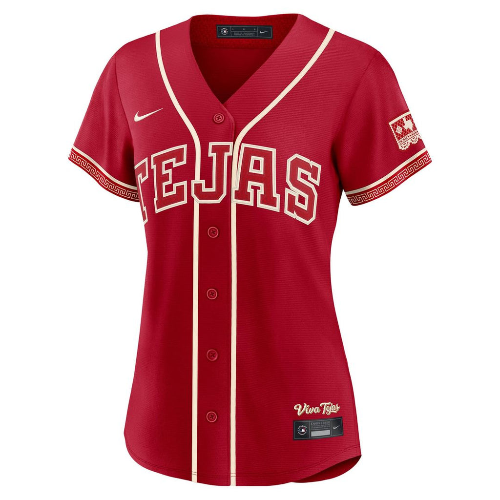Jacob deGrom Texas Rangers Women's 2026 City Connect Stadium Jersey - Red