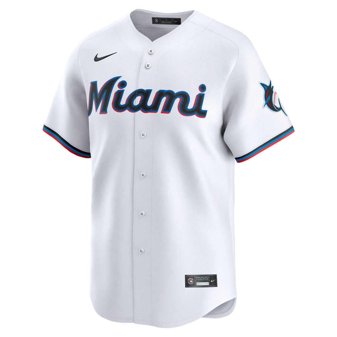 Miami Marlins Home Limited Jersey - White