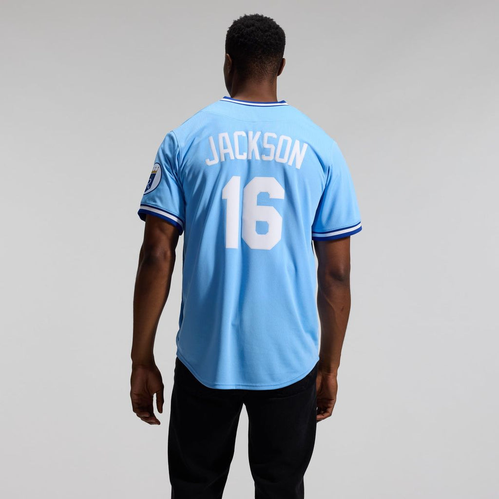 Bo Jackson Kansas City Royals Throwback Cooperstown Collection Limited Jersey - Light Blue