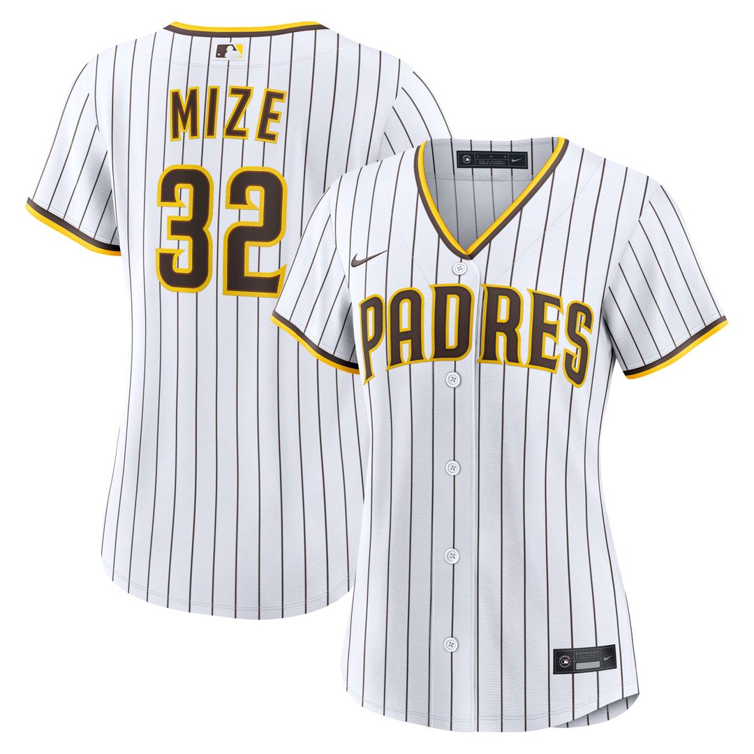 Casey Mize San Diego Padres Women's Home Replica Jersey - White