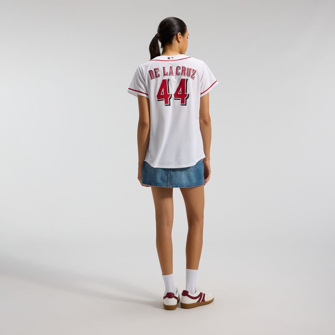 Elly De La Cruz Cincinnati Reds Women's Home Replica Jersey - White