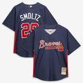 John Smoltz Atlanta Braves Authentic Batting Practice Jersey - Navy