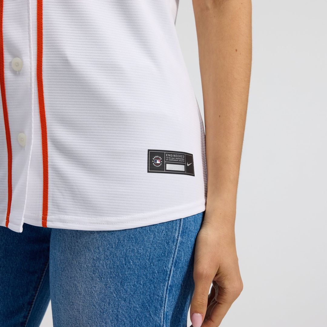 Houston Astros Women's Home Replica Team Jersey - White