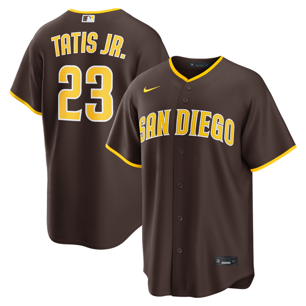 Fernando Tatis Jr. San Diego Padres Road Replica Jersey - Brown