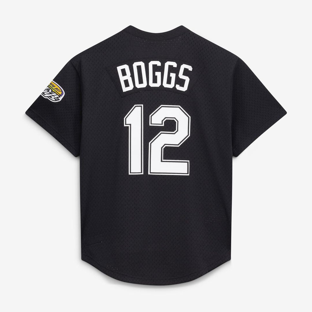 Wade Boggs Tampa Bay Rays Authentic Batting Practice Jersey - Black