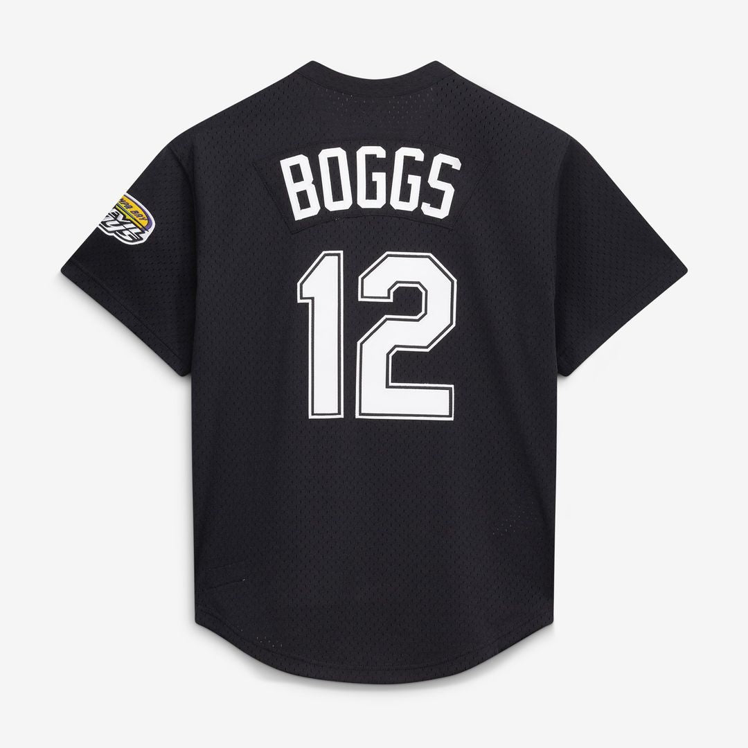 Wade Boggs Tampa Bay Rays Authentic Batting Practice Jersey - Black
