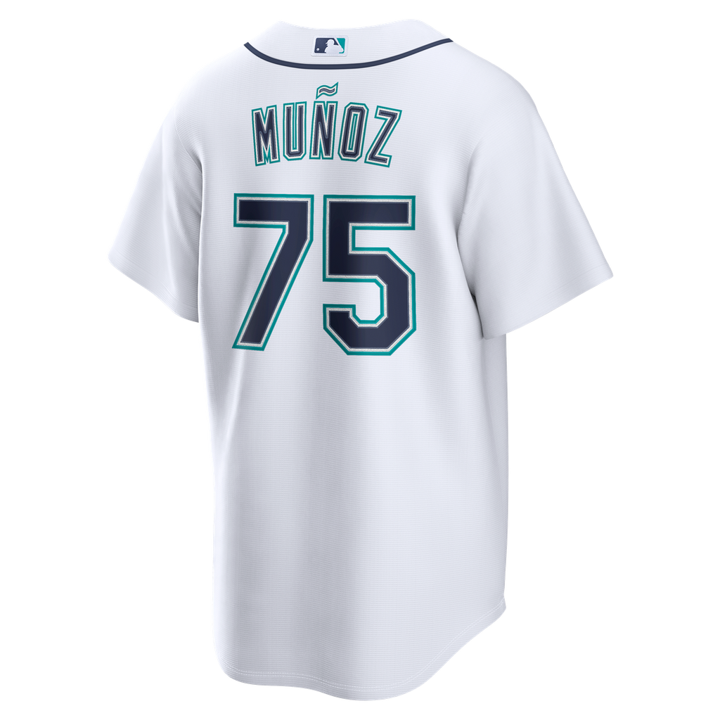 Andrés Muñoz Seattle Mariners Home Replica Jersey - White
