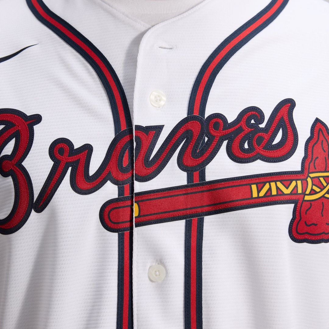 Atlanta Braves Home Replica Team Jersey - White