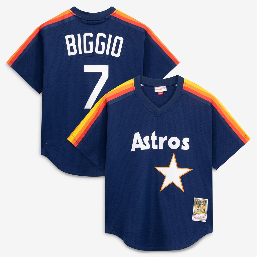 Craig Biggio Houston Astros Authentic Batting Practice Jersey - Navy