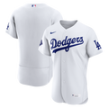 Los Angeles Dodgers Home Sponsor Patch Authentic Jersey - White
