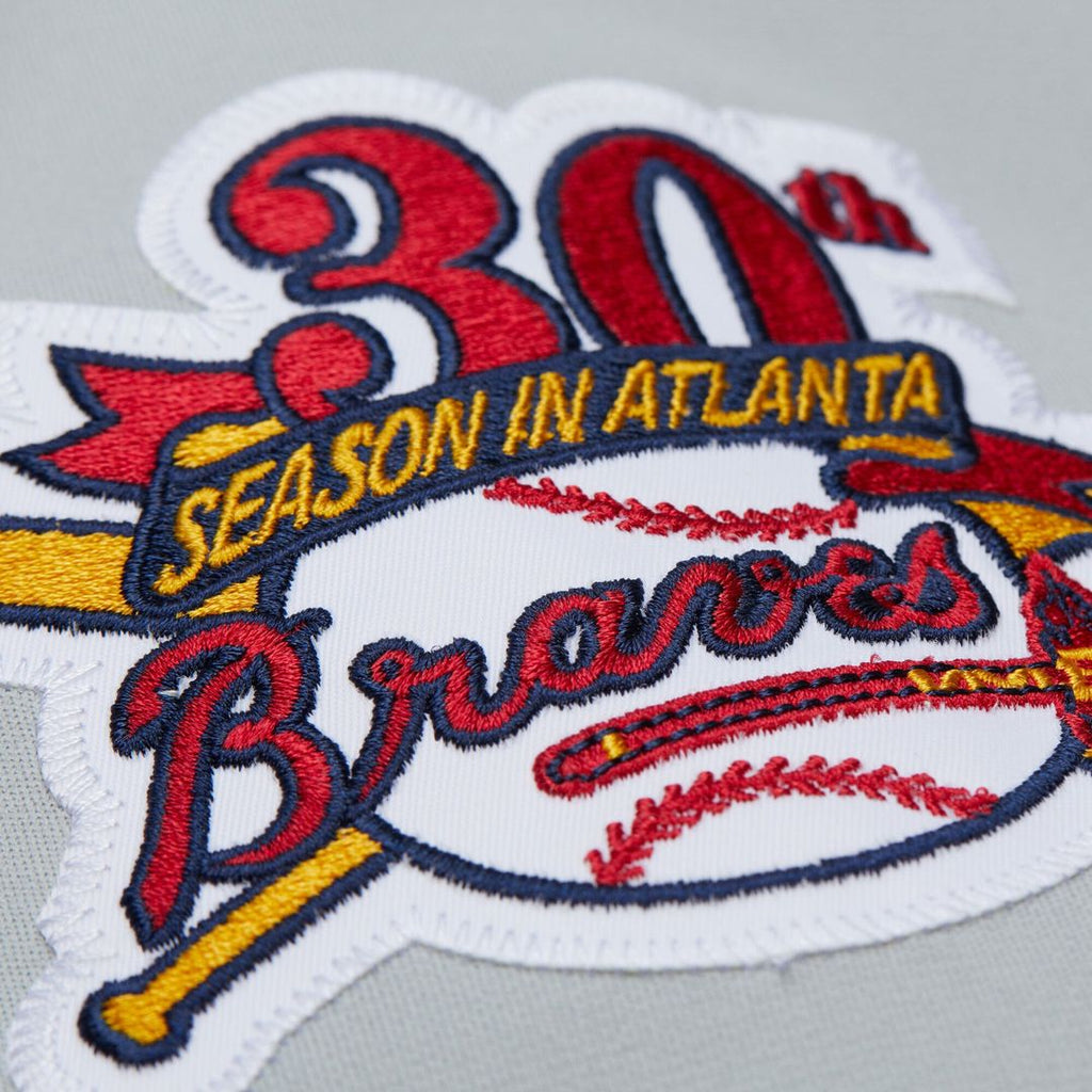 Fred McGriff Atlanta Braves 1995 Throwback Authentic Jersey - Gray