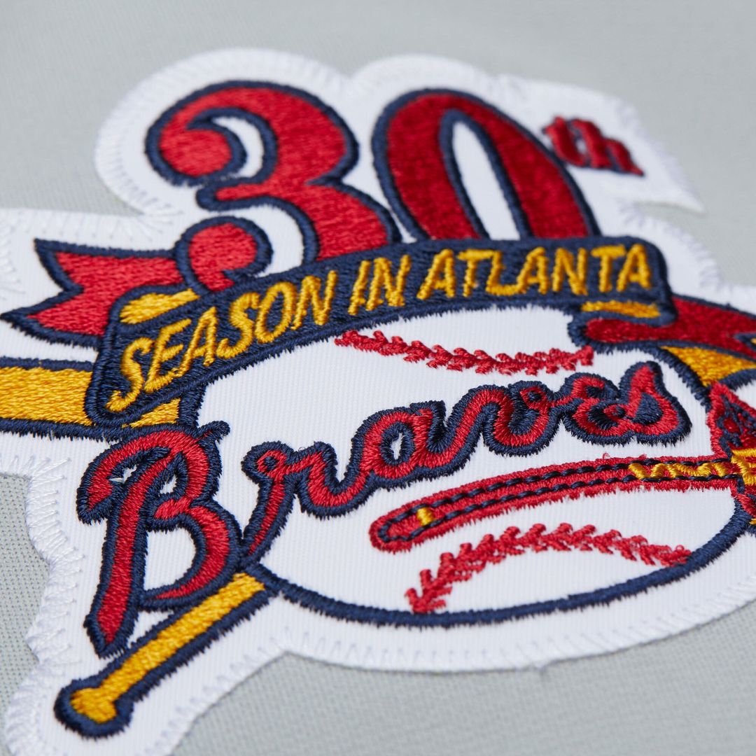 Fred McGriff Atlanta Braves 1995 Throwback Authentic Jersey - Gray