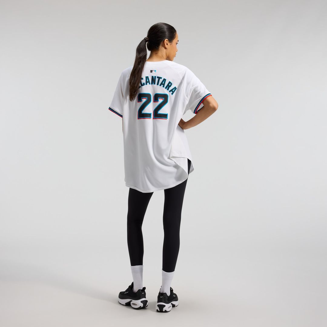 Sandy Alcantara Miami Marlins Women's Home Limited Player Jersey - White