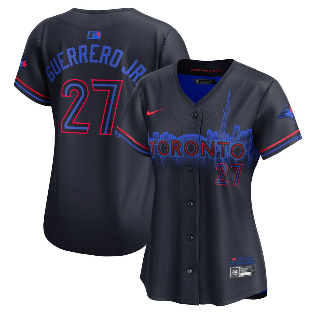 Vladimir Guerrero Jr. Toronto Blue Jays Women's 2024 City Connect Limited Player Jersey - Navy