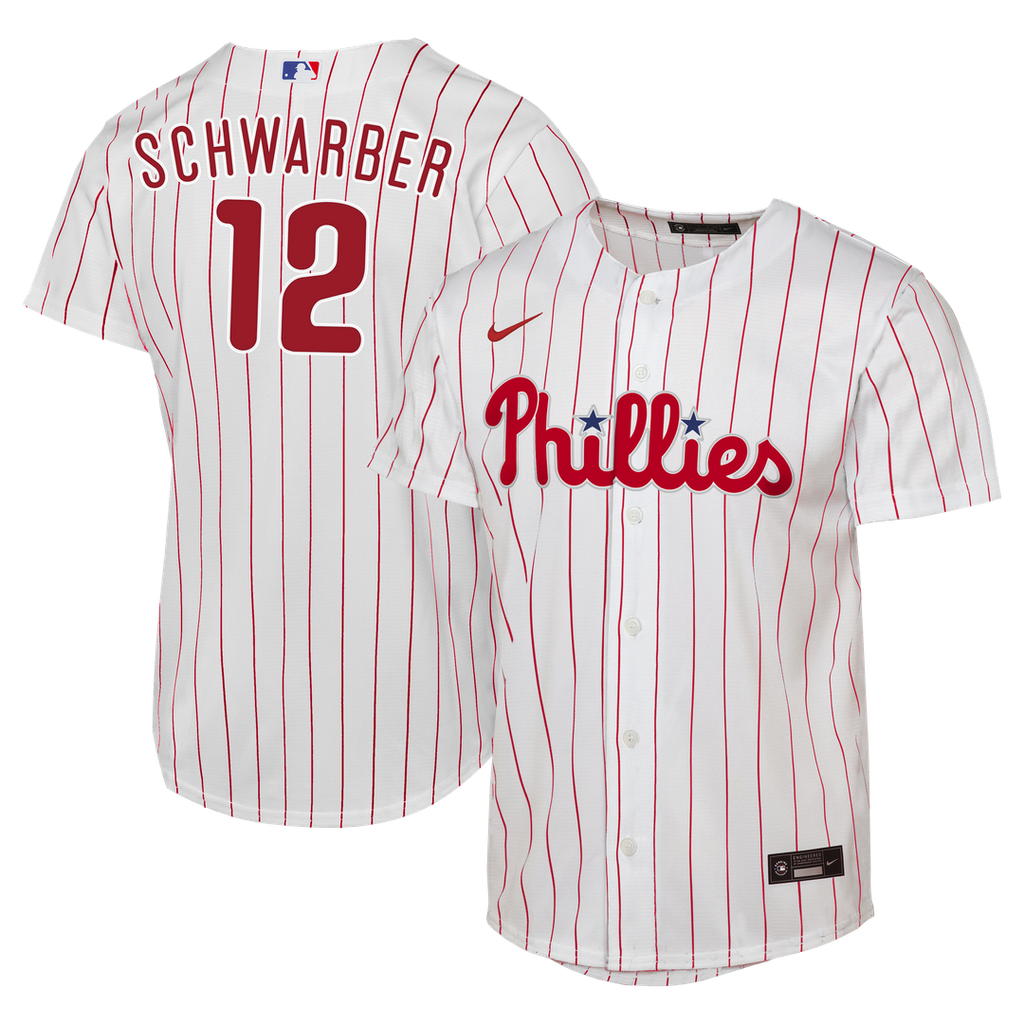 Kyle Schwarber Philadelphia Phillies Youth Home Replica Jersey - White