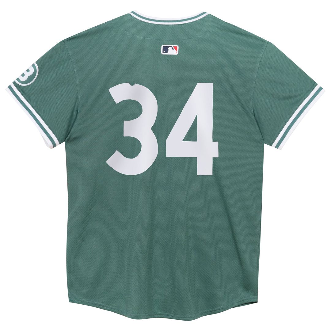 David Ortiz Boston Red Sox Preschool 2025 City Connect Limited Retired Player Jersey - Green