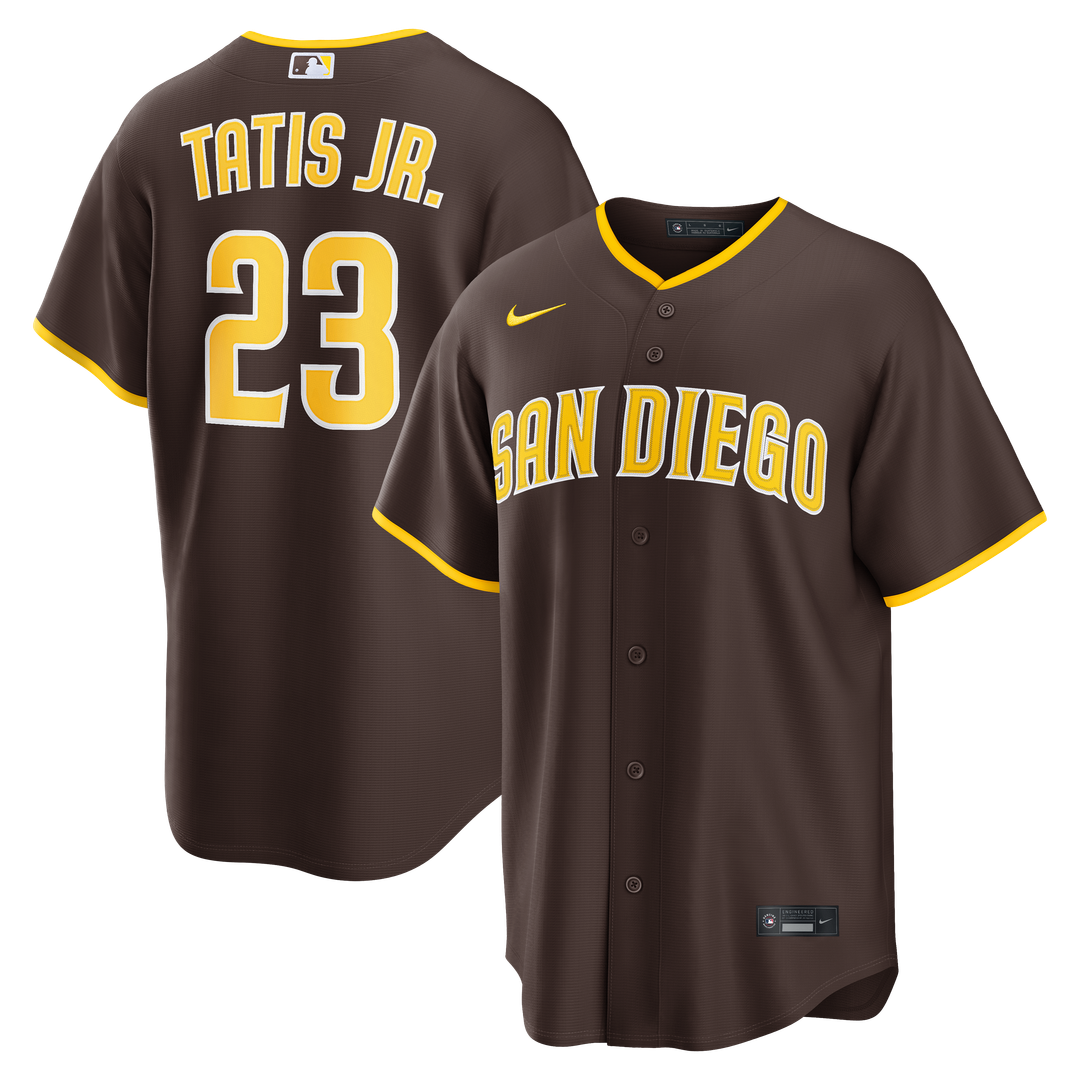 Fernando Tatis Jr. San Diego Padres Alternate Replica Jersey - Sand