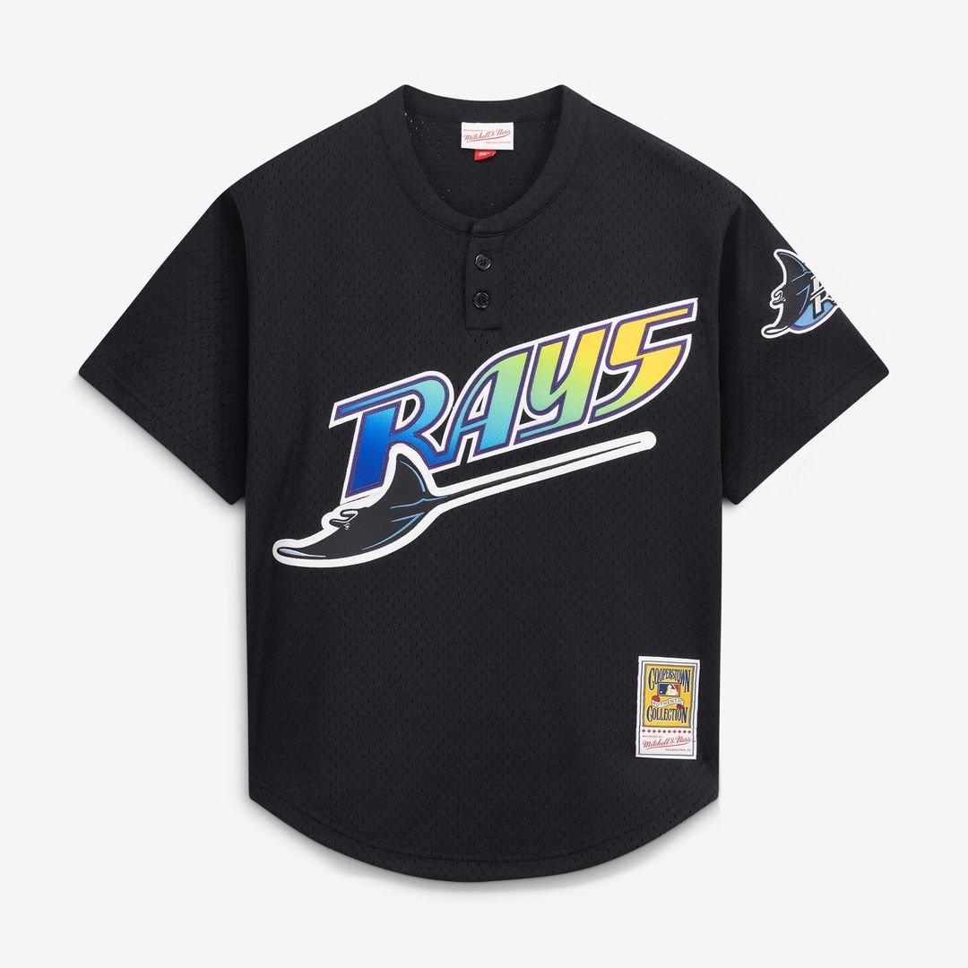 Wade Boggs Tampa Bay Rays Authentic Batting Practice Jersey - Black