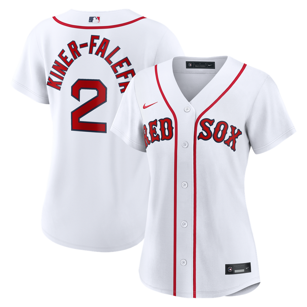 Isiah Kiner - Falefa Boston Red Sox Women's Home Replica Jersey - White