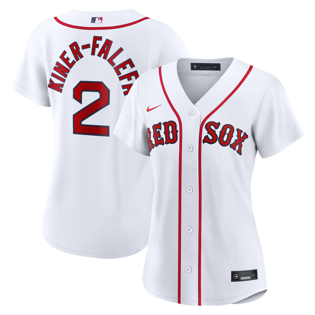 Isiah Kiner - Falefa Boston Red Sox Women's Home Replica Jersey - White
