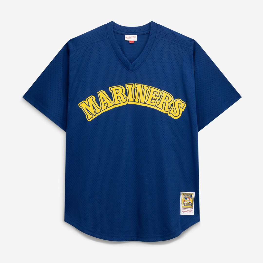 Ken Griffey Jr. Seattle Mariners Big & Tall Cooperstown Collection Mesh Batting Practice Jersey - Royal