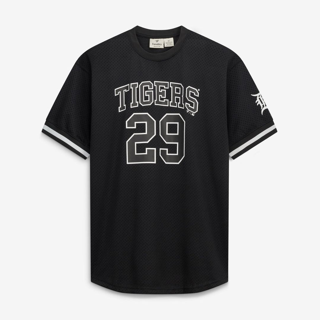 Tarik Skubal Detroit Tigers Fanatics Big & Tall Heavyweight Mesh Jersey - Black/White