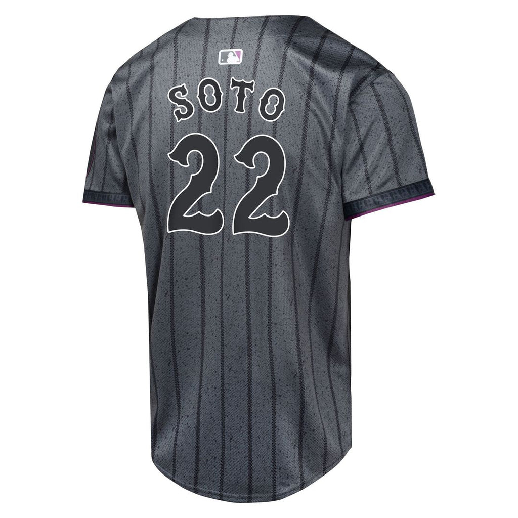 Juan Soto New York Mets Youth City Connect Limited Jersey - Gray