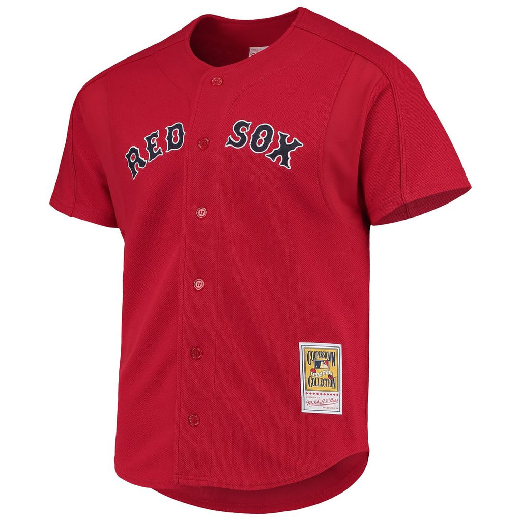 David Ortiz Boston Red Sox Cooperstown Collection Mesh Batting Practice Jersey - Kelly Green