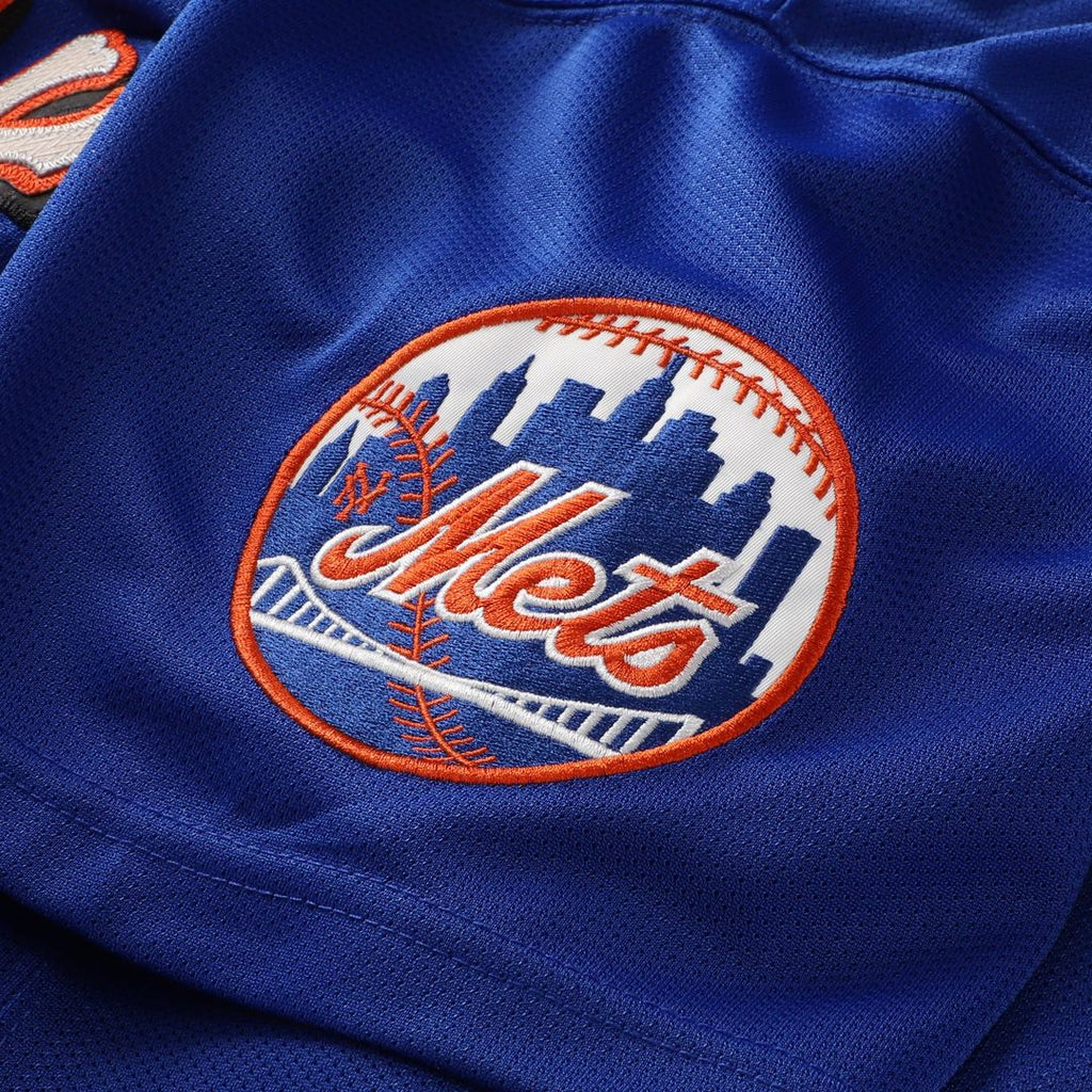Mike Piazza New York Mets Cooperstown Collection Mesh Batting Practice Button - Up Jersey - Orange