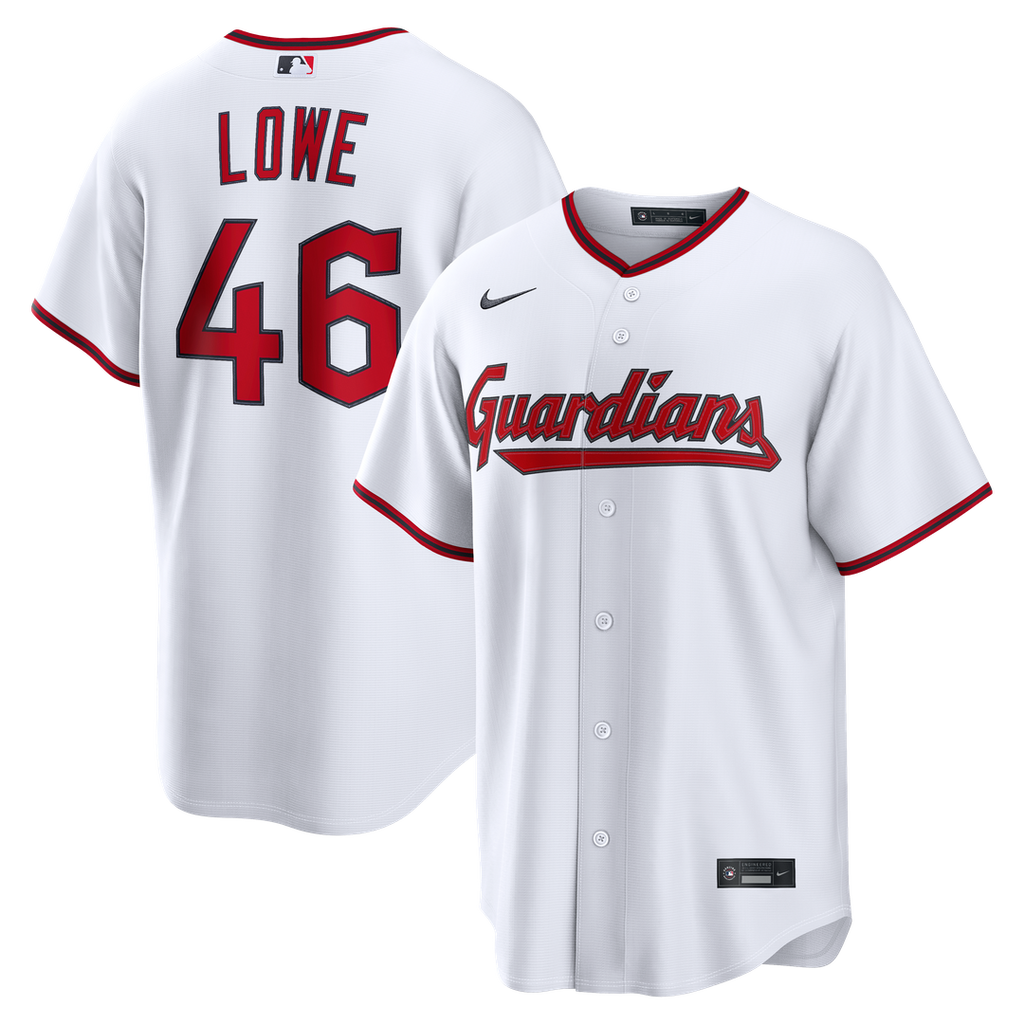 Nathaniel Lowe Cleveland Guardians Home Replica Jersey - White