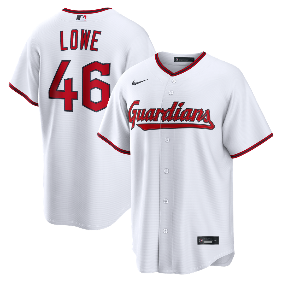 Nathaniel Lowe Cleveland Guardians Home Replica Jersey - White