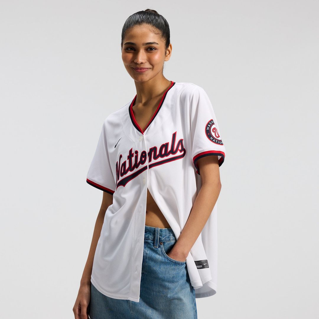 CJ Abrams Washington Nationals Women's Home Limited Player Jersey - White