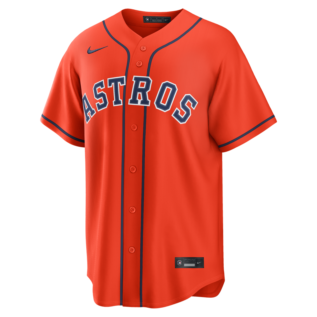 Jose Altuve Houston Astros Alternate Replica Jersey - Orange